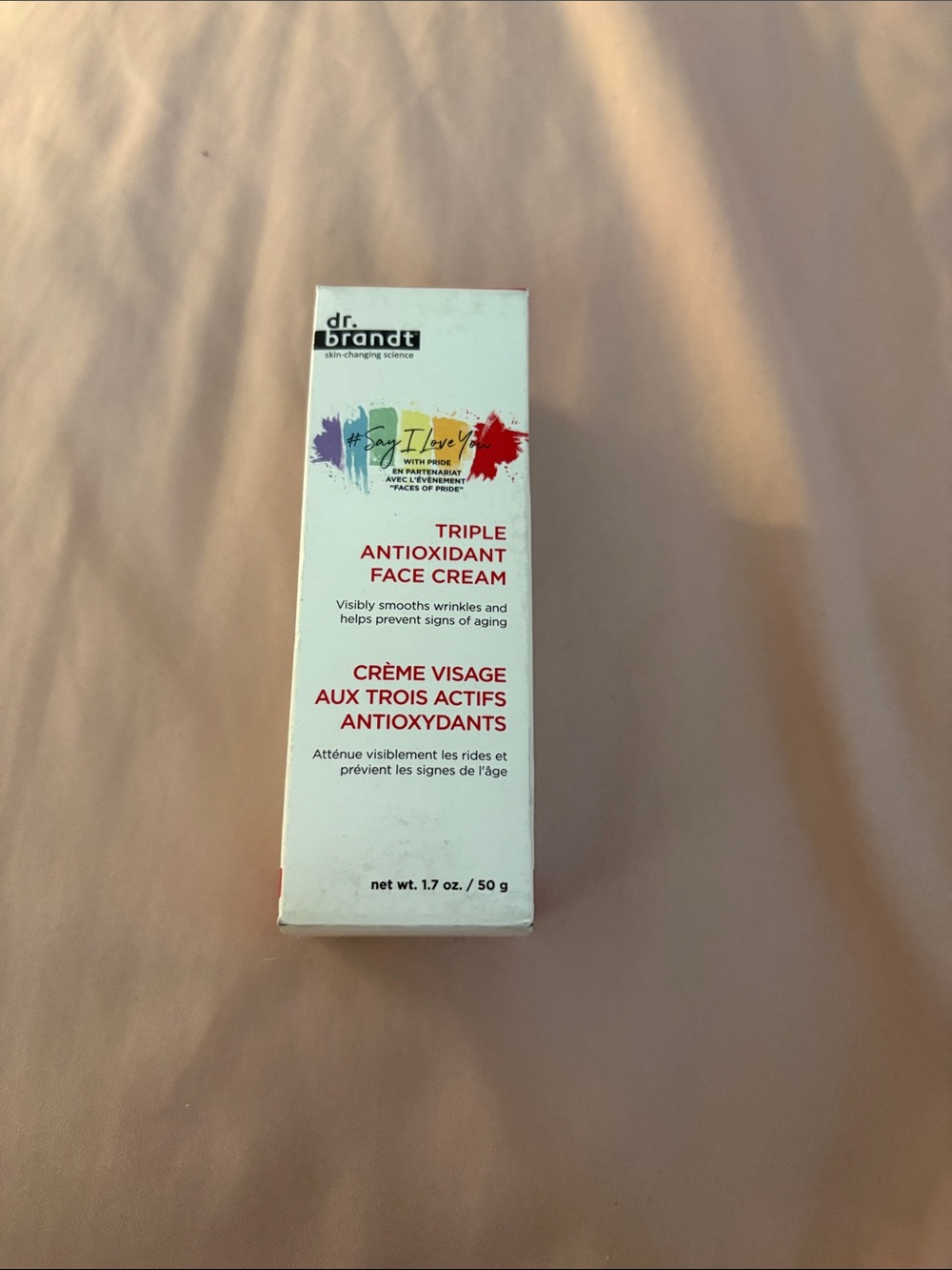 Dr. Brandt Triple Antioxidant Face Cream - White and Red Accent